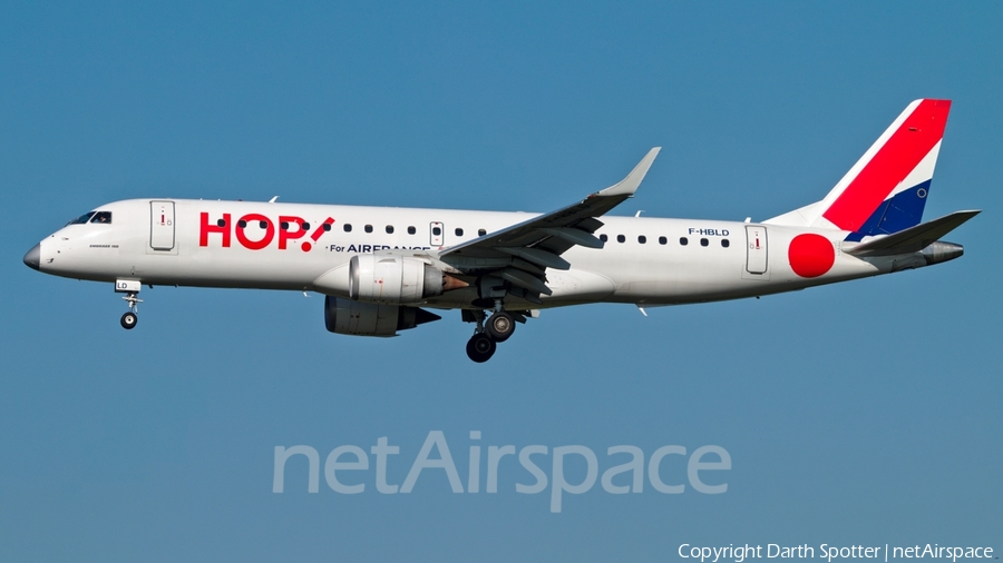 HOP! Embraer ERJ-190LR (ERJ-190-100LR) (F-HBLD) | Photo 201125