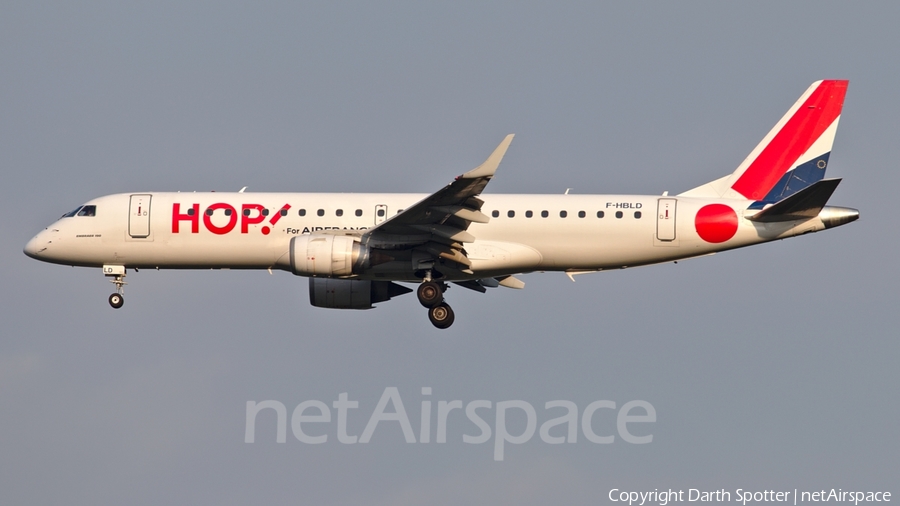 HOP! Embraer ERJ-190LR (ERJ-190-100LR) (F-HBLD) | Photo 282338