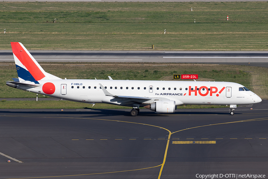 HOP! Embraer ERJ-190LR (ERJ-190-100LR) (F-HBLD) | Photo 349098