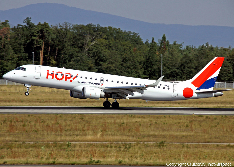 HOP! Embraer ERJ-190LR (ERJ-190-100LR) (F-HBLD) | Photo 185233