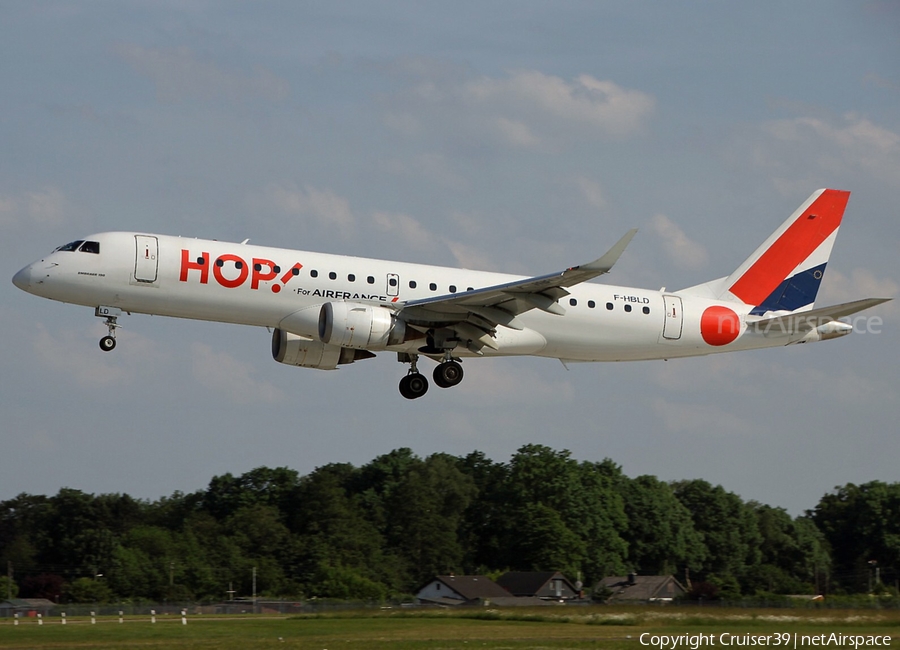 HOP! Embraer ERJ-190LR (ERJ-190-100LR) (F-HBLD) | Photo 470458