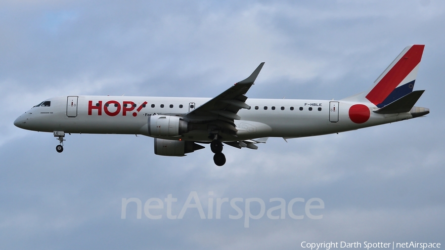 HOP! Embraer ERJ-190LR (ERJ-190-100LR) (F-HBLE) | Photo 221190