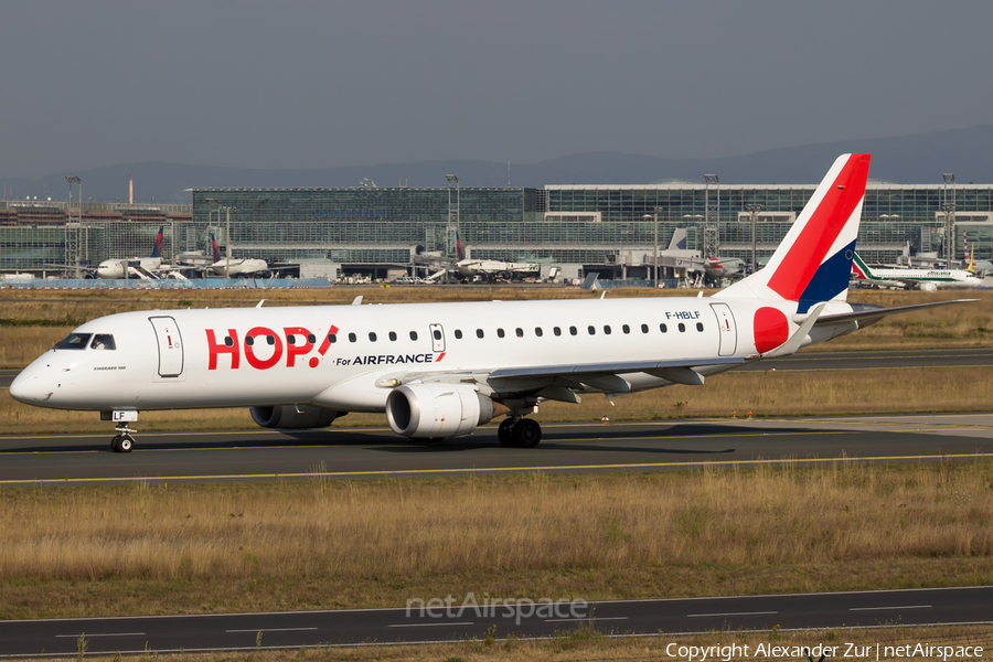 HOP! Embraer ERJ-190LR (ERJ-190-100LR) (F-HBLF) | Photo 125793