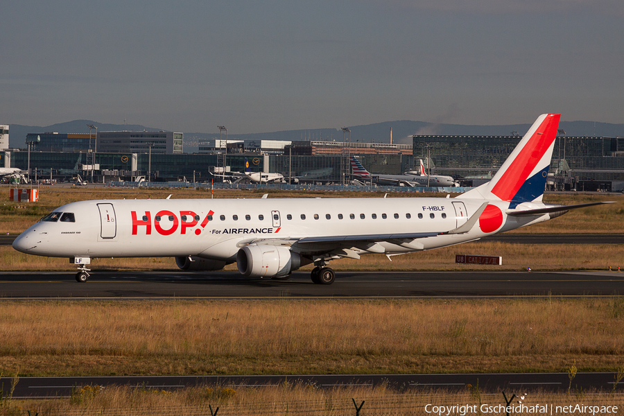 HOP! Embraer ERJ-190LR (ERJ-190-100LR) (F-HBLF) | Photo 170617