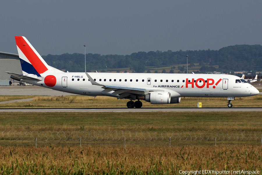 HOP! Embraer ERJ-190STD (ERJ-190-100STD) (F-HBLG) | Photo 275909