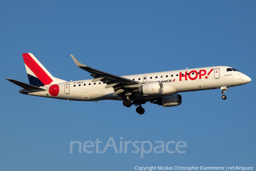 HOP! Embraer ERJ-190STD (ERJ-190-100STD) (F-HBLH) | Photo 121916