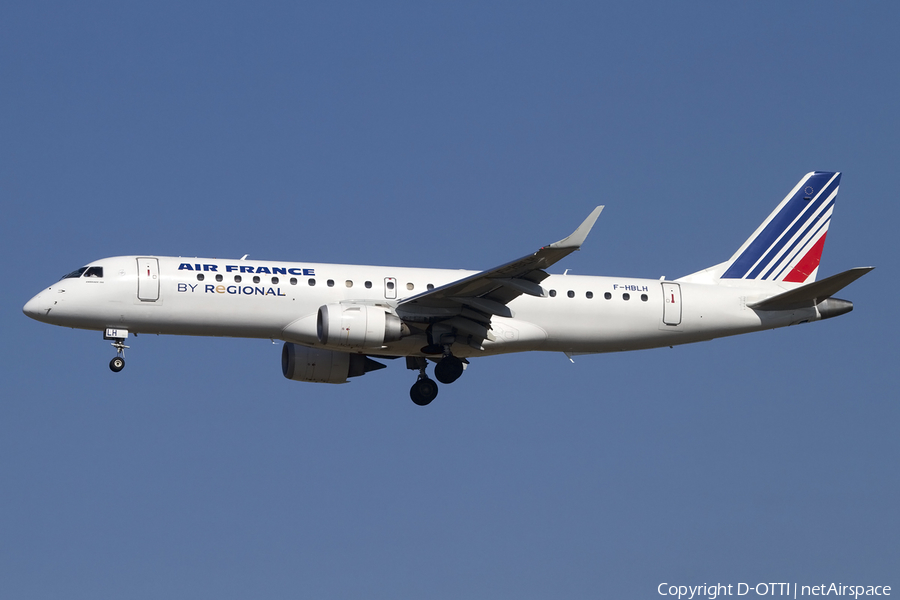 Air France (Régional) Embraer ERJ-190STD (ERJ-190-100STD) (F-HBLH) | Photo 434103