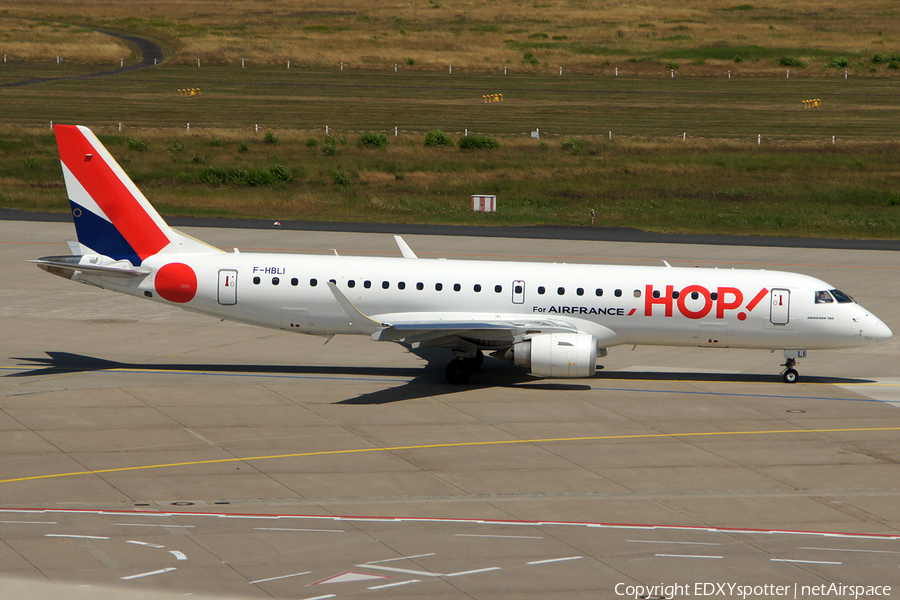 HOP! Embraer ERJ-190STD (ERJ-190-100STD) (F-HBLI) | Photo 292257