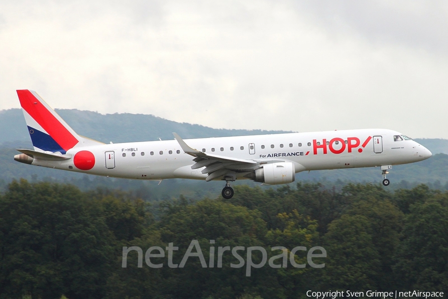 HOP! Embraer ERJ-190STD (ERJ-190-100STD) (F-HBLI) | Photo 38862