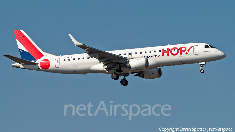 HOP! Embraer ERJ-190STD (ERJ-190-100STD) (F-HBLI) | Photo 356420