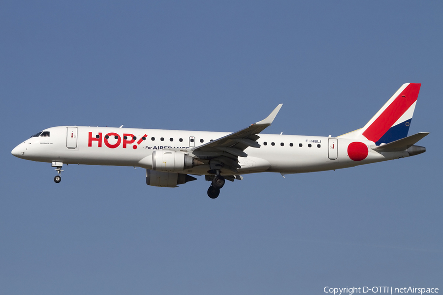 HOP! Embraer ERJ-190STD (ERJ-190-100STD) (F-HBLI) | Photo 434125