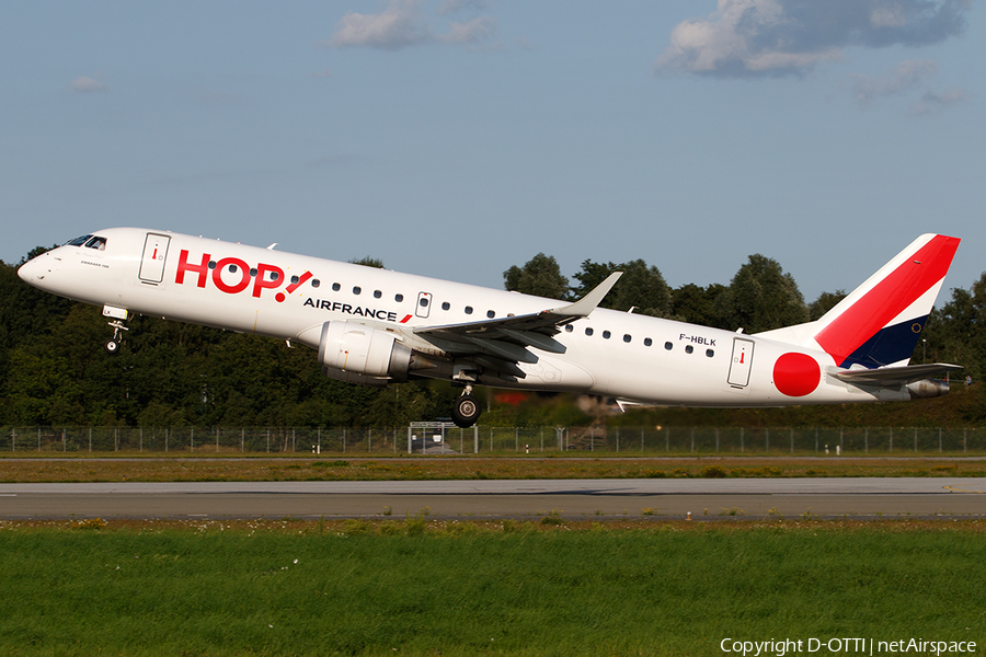 HOP! Embraer ERJ-190STD (ERJ-190-100STD) (F-HBLK) | Photo 468806