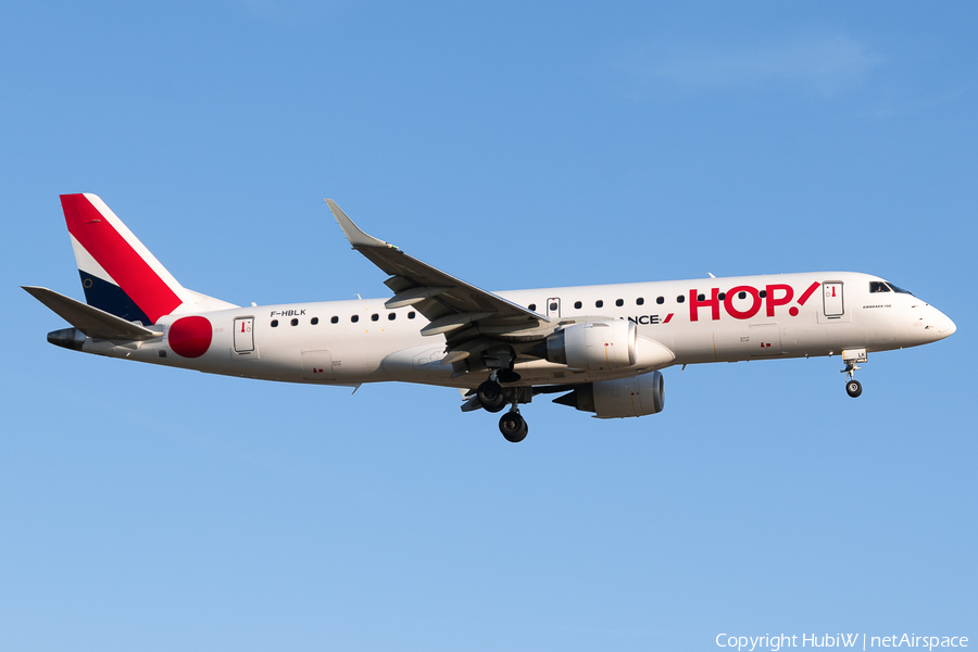HOP! Embraer ERJ-190STD (ERJ-190-100STD) (F-HBLK) | Photo 440446
