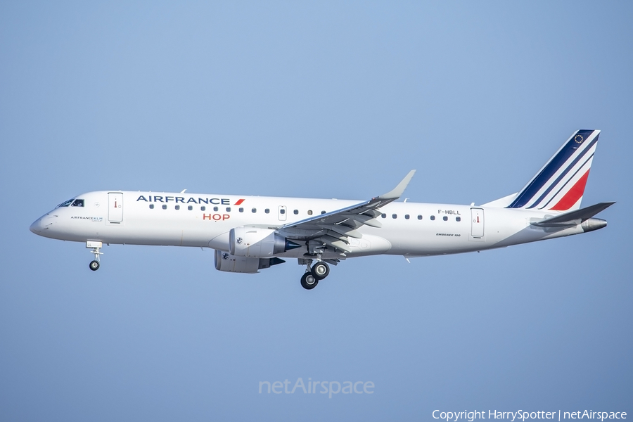 Air France HOP Embraer ERJ-190STD (ERJ-190-100STD) (F-HBLL) | Photo 330579