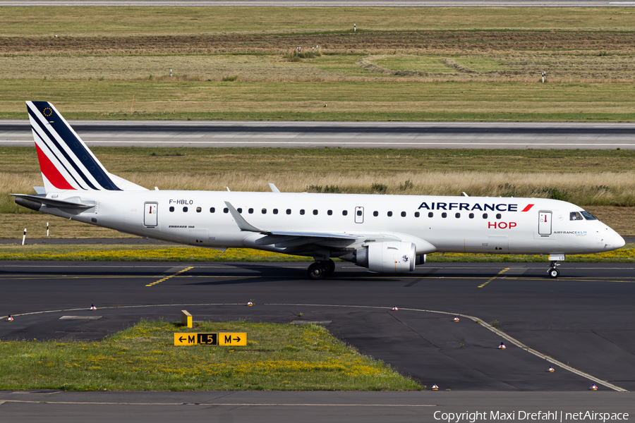 Air France HOP Embraer ERJ-190STD (ERJ-190-100STD) (F-HBLO) | Photo 513526