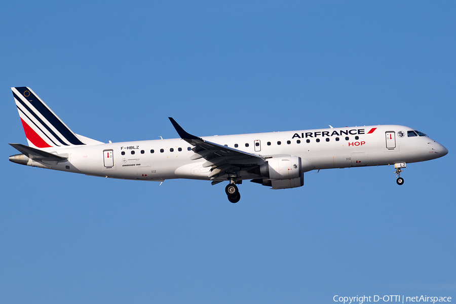 Air France HOP Embraer ERJ-190STD (ERJ-190-100STD) (F-HBLZ) | Photo 640788