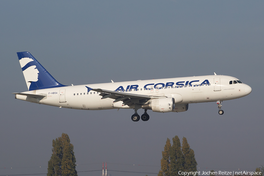 Air Corsica Airbus A320-216 (F-HBSA) | Photo 129789