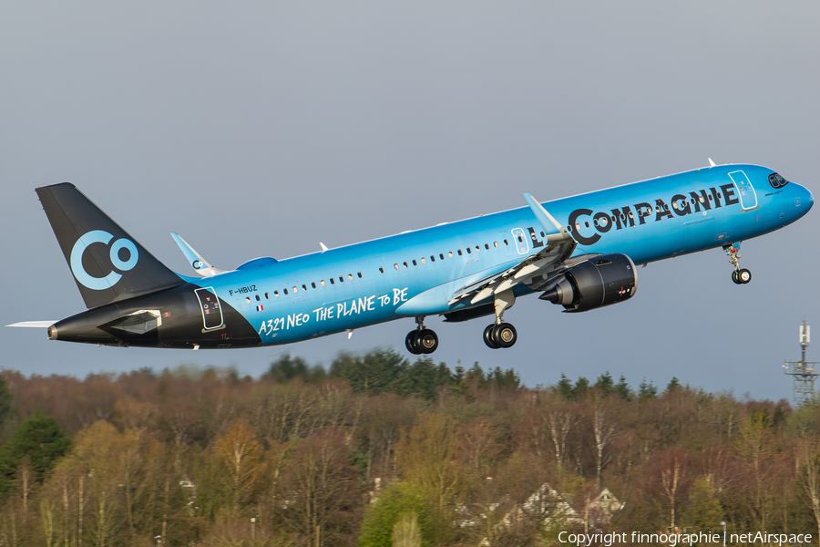 La Compagnie Airbus A321-251NX (F-HBUZ) | Photo 441074