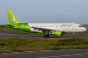 Amelia International Airbus A319-111 (F-HDRA) at  Liege - Bierset, Belgium