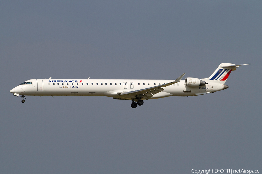 Air France (Brit Air) Bombardier CRJ-1000EL (F-HMLC) | Photo 384385