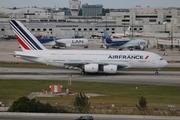 Air France Airbus A380-861 (F-HPJF) at  Miami - International, United States