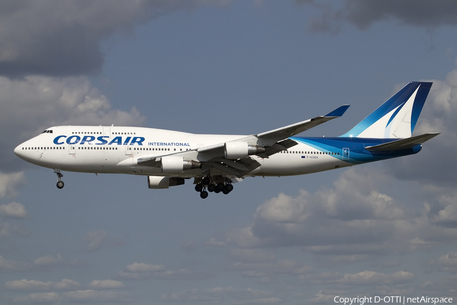 Corsair International Boeing 747-422 (F-HSEA) | Photo 412131