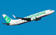 Transavia France Boeing 737-8K2 (F-HTVI) at  Madrid - Barajas, Spain