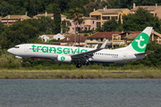 Transavia France Boeing 737-8AL (F-HTVP) at  Corfu - International, Greece