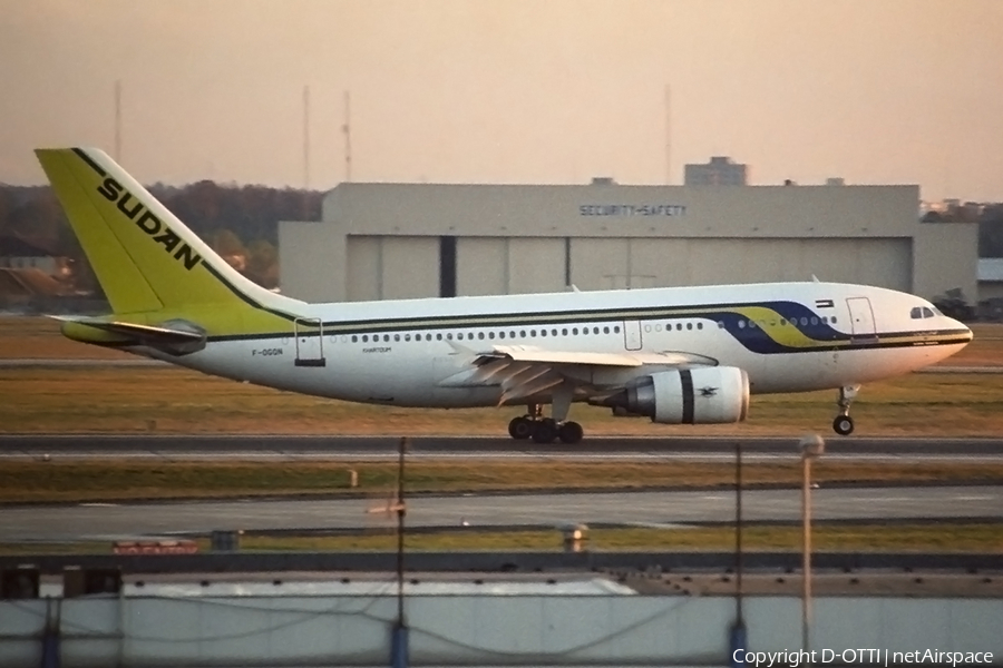 Sudan Airways Airbus A310-304 (F-OGQN) | Photo 254354