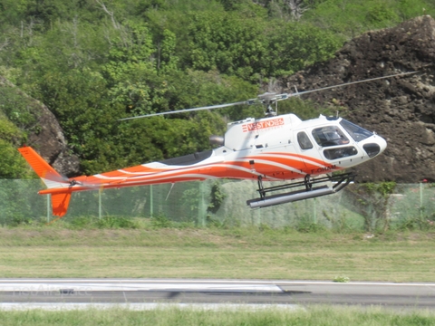 West Indies Helicopters Eurocopter AS350B2 Ecureuil (F-OHAM) at  St. Bathelemy - Gustavia, Guadeloupe