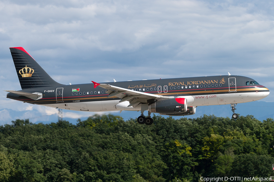 Royal Jordanian Airbus A320-232 (F-OHGV) | Photo 201482