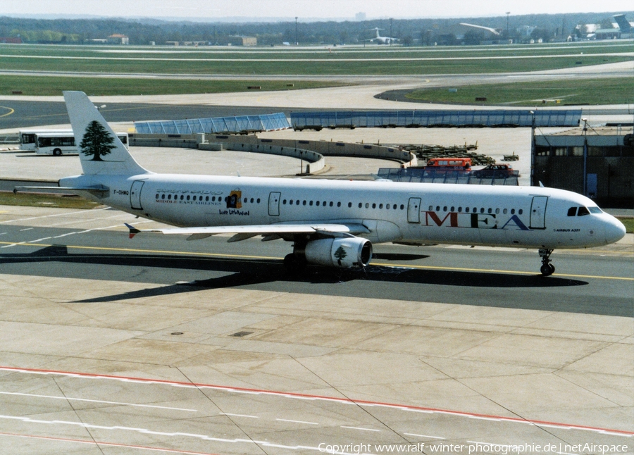 MEA - Middle East Airlines Airbus A321-231 (F-OHMQ) | Photo 469278