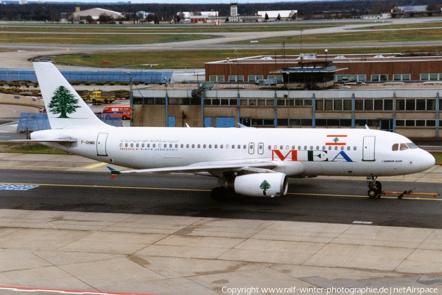 MEA - Middle East Airlines Airbus A320-232 (F-OHMR) | Photo 449149