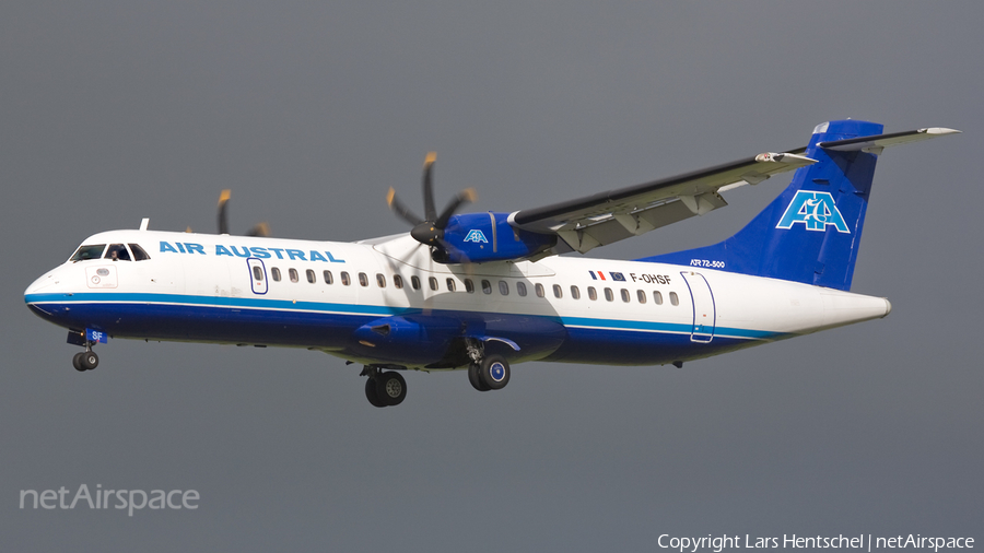 Air Austral ATR 72-500 (F-OHSF) | Photo 425108