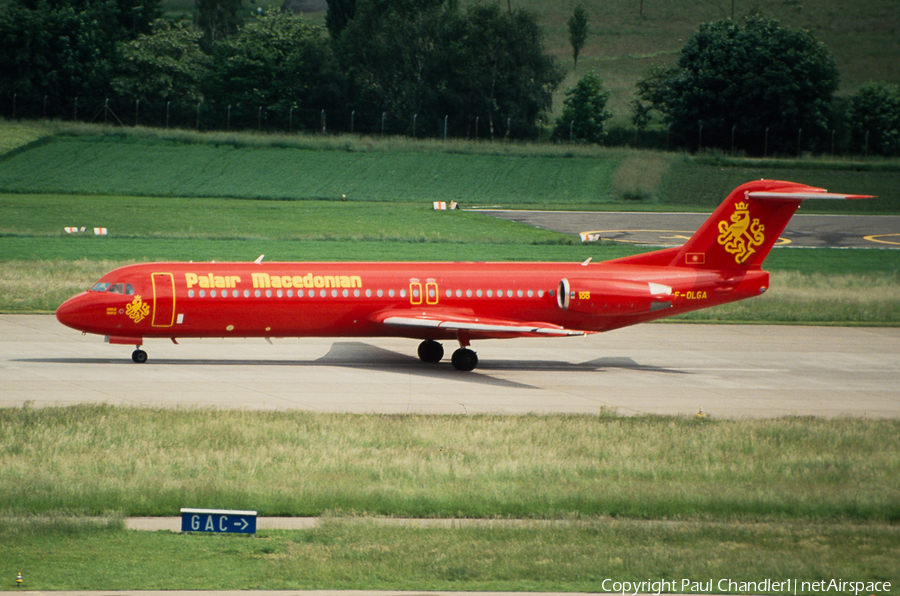 Palair Macedonian Fokker 100 (F-OLGA) | Photo 103169