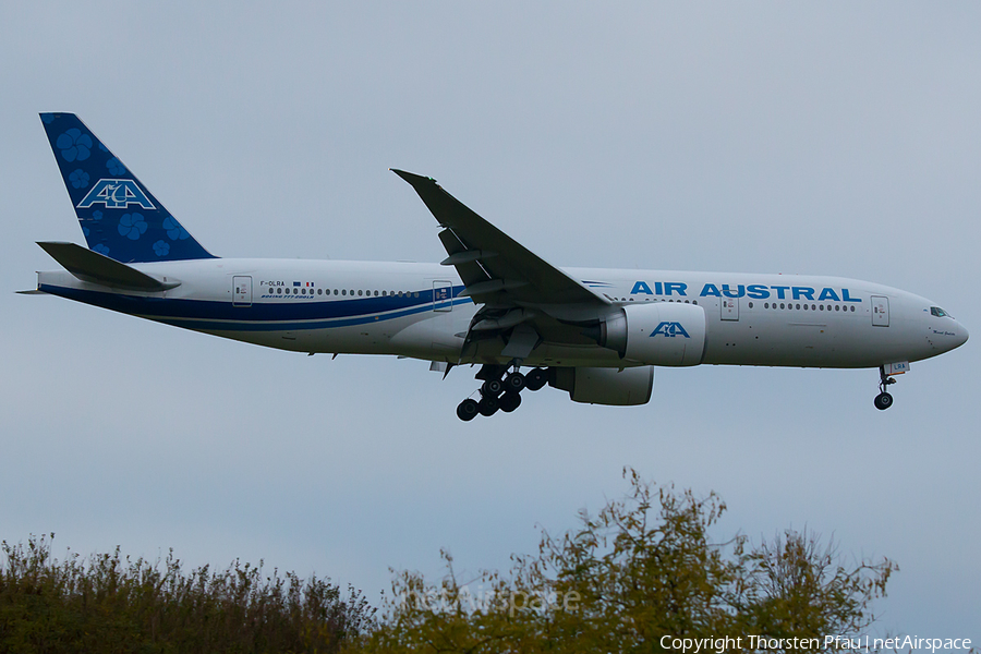 Air Austral Boeing 777-29M(LR) (F-OLRA) | Photo 88786