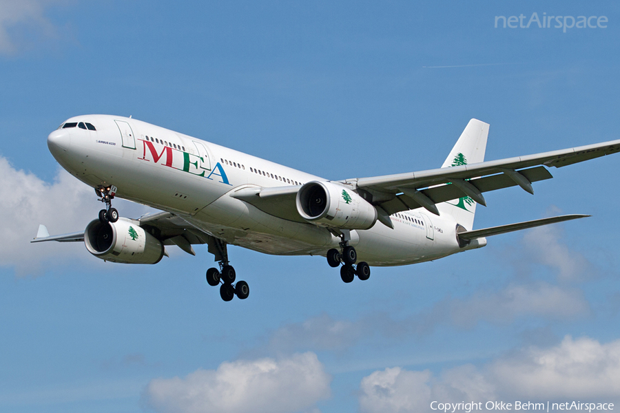 MEA - Middle East Airlines Airbus A330-243 (F-OMEA) | Photo 41968