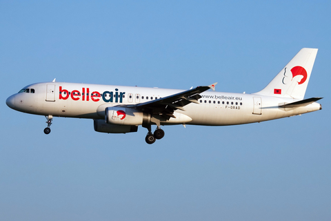 Belle Air Airbus A320-233 (F-ORAD) at  Brussels - International, Belgium