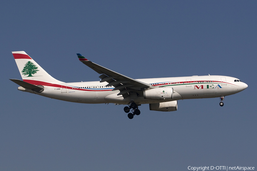 MEA - Middle East Airlines Airbus A330-243 (F-ORMA) | Photo 272728