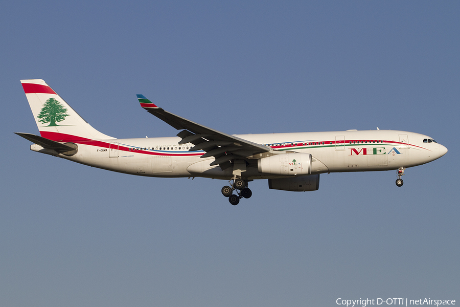 MEA - Middle East Airlines Airbus A330-243 (F-ORMA) | Photo 373513