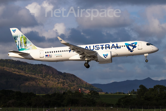 Air Austral Airbus A220-300 (F-OTER) at  Mauritius - Sir Seewoosagur Ramgoolam International, Mauritius
