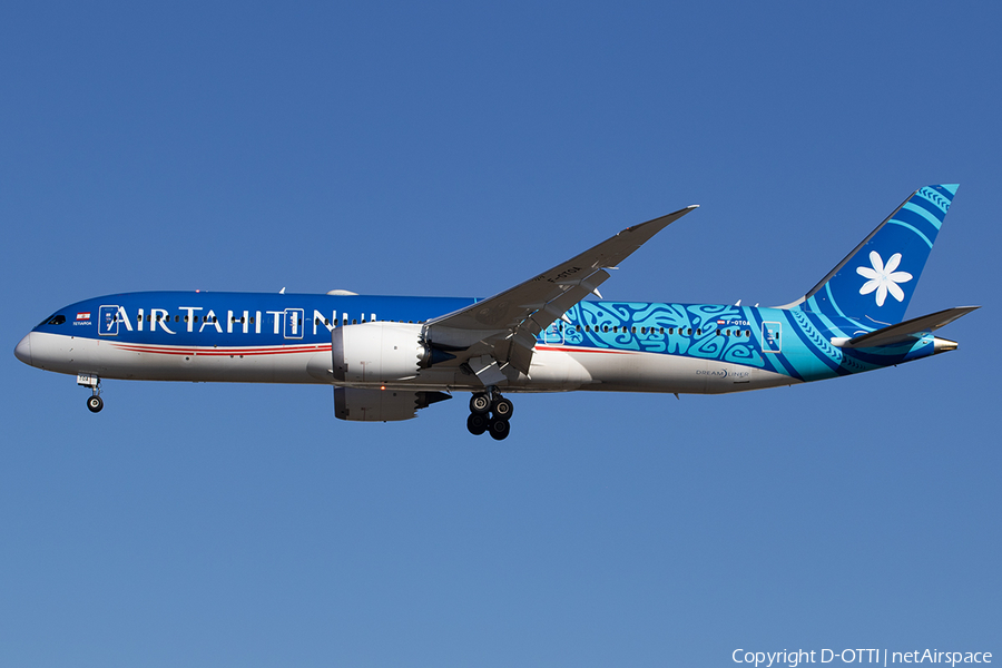 Air Tahiti Nui Boeing 787-9 Dreamliner (F-OTOA) | Photo 539736