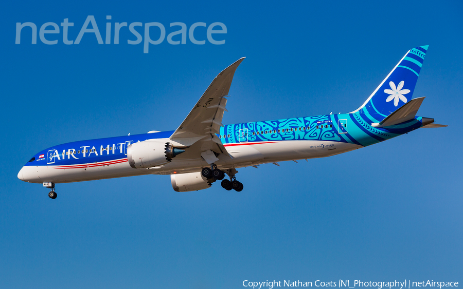 Air Tahiti Nui Boeing 787-9 Dreamliner (F-OVAA) | Photo 361386