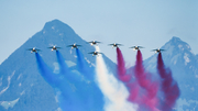 French Air Force (Armée de l’Air) Dassault-Dornier Alpha Jet E (E85) at  Buochs, Switzerland