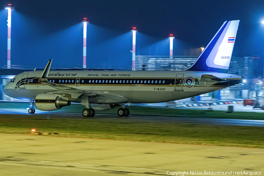 Royal Thai Air Force Airbus A320-214(CJ) Prestige (F-WJKH) | Photo 373375