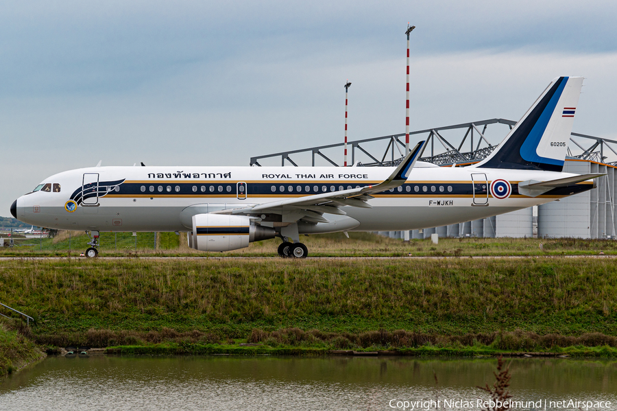 Royal Thai Air Force Airbus A320-214(CJ) Prestige (F-WJKH) | Photo 407678