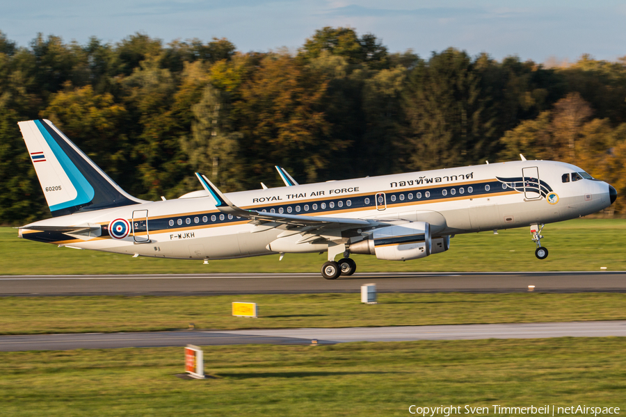 Royal Thai Air Force Airbus A320-214(CJ) Prestige (F-WJKH) | Photo 407841