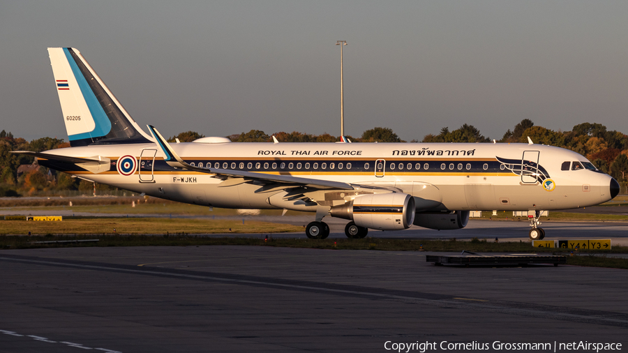 Royal Thai Air Force Airbus A320-214(CJ) Prestige (F-WJKH) | Photo 407844