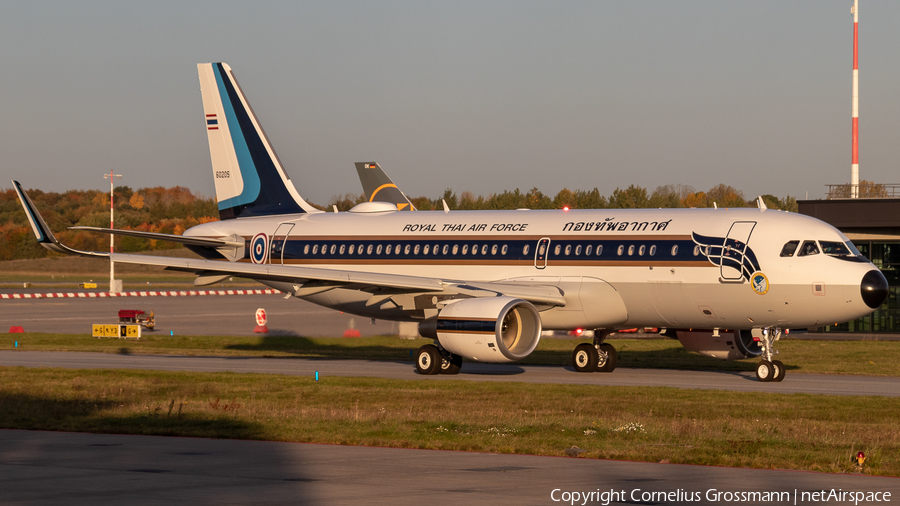 Royal Thai Air Force Airbus A320-214(CJ) Prestige (F-WJKH) | Photo 407846