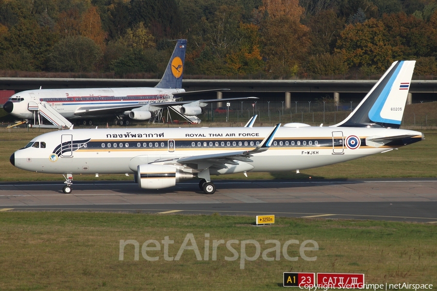 Royal Thai Air Force Airbus A320-214(CJ) Prestige (F-WJKH) | Photo 408671